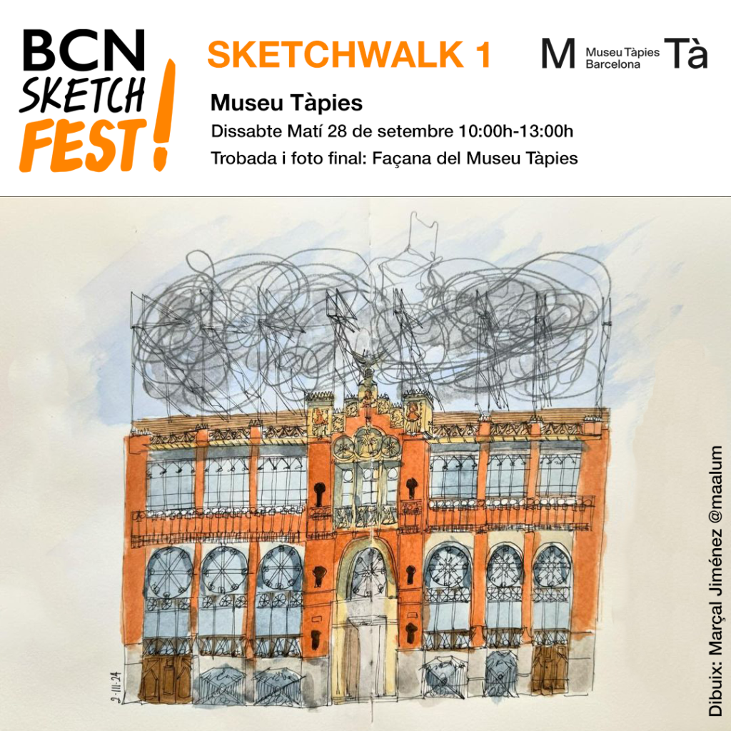 Sketchwalk 1 – Museu Tàpies