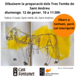 Dibuixem la preparació dels Tres Tombs de Sant Andreu